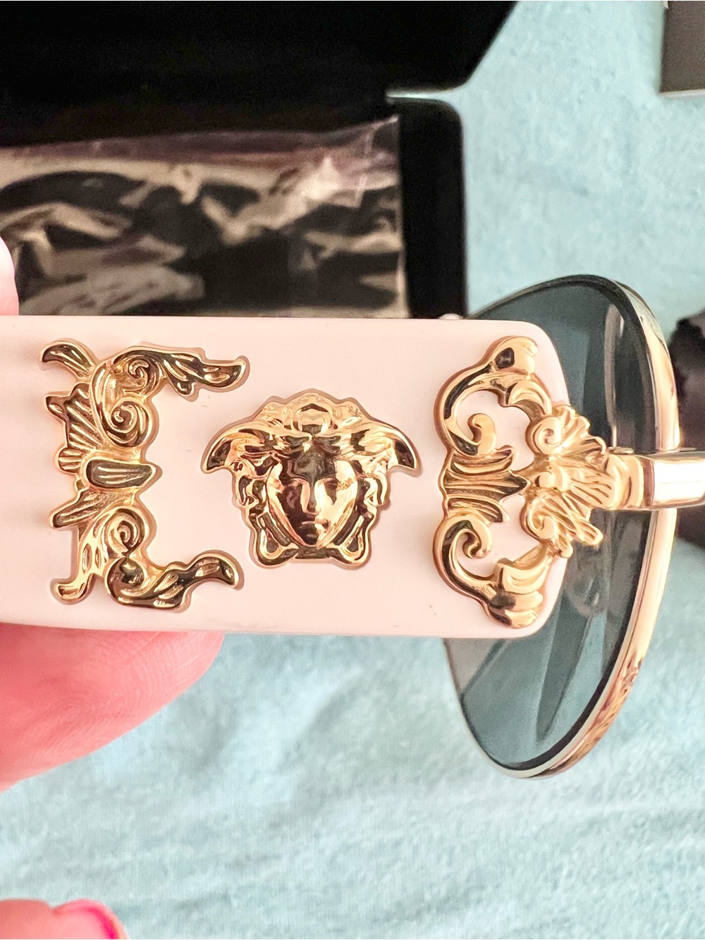 Versace Authentic Medusa Aviator Sunglasses - Picture 13 of 14